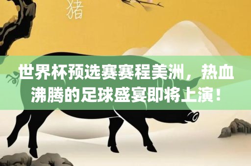 世界杯预选赛赛程美洲，热血沸腾的足球盛宴即将上演！眉山市正发家政服务有限公司