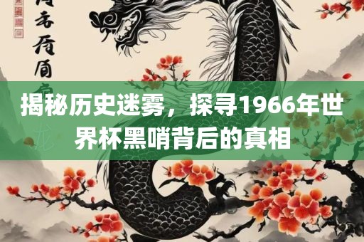 揭秘历史迷雾，探寻1966年世界杯黑哨背后的真相