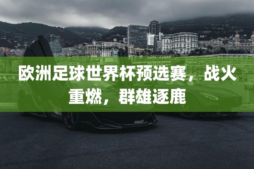 欧洲足球世界杯预选赛，战火重燃，群雄逐鹿眉山市正发家政服务有限公司
