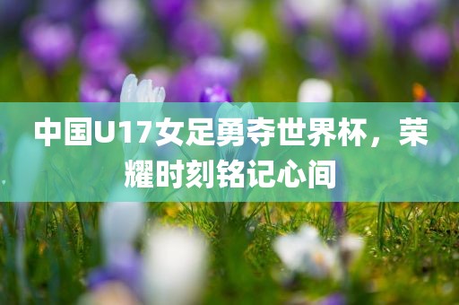 中国U17女足勇夺世界杯，荣耀时刻铭记心间