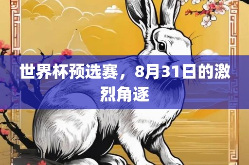 世界杯预选赛，8月31日的激烈角逐眉山市正发家政服务有限公司