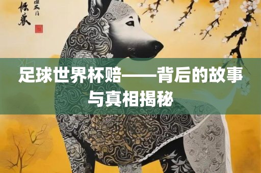 足球世界杯赔——背后的故事与真相揭秘眉山市正发家政服务有限公司