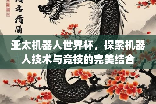 亚太机器人世界杯，探索机器人技术与竞技的完美结合