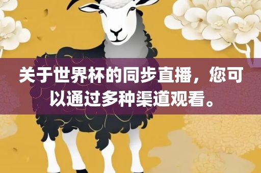 关于世界杯的同步直播，您可以通过多种渠道观看。眉山市正发家政服务有限公司