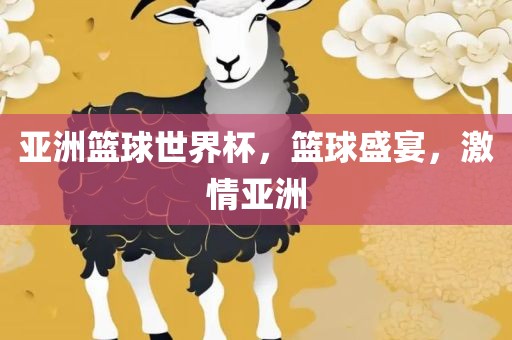 亚洲篮球世界杯，篮球盛宴，眉山市正发家政服务有限公司激情亚洲