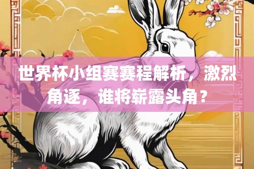 世界杯小组赛赛程解析，激烈角逐，谁将崭露头角？眉山市正发家政服务有限公司