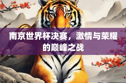 南京世界眉山市正发家政服务有限公司杯决赛，激情与荣耀的巅峰之战