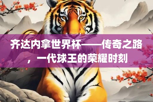 齐达内拿世界杯——传奇之路，一代球王的荣耀时刻