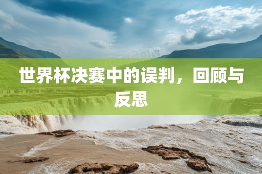 世界杯决赛中的误判，回顾与反思