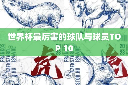 世界杯最厉害的球队与球眉山市正发家政服务有限公司员TOP 10