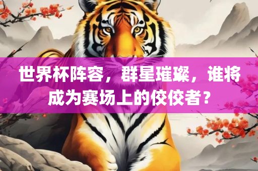 世界杯阵容，群星璀璨，谁将成为赛场上的佼佼者？