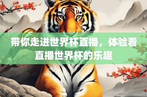 带你走进世界杯直播，体验看直播世界杯的乐趣