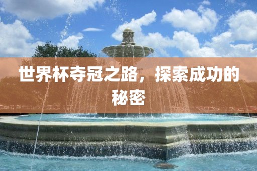 世界杯夺冠之路，探索成功的秘密眉山市正发家政服务有限公司