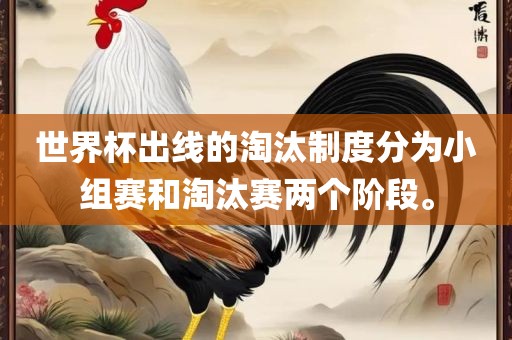 世界杯出线的淘汰制度分为小组赛和淘汰赛两个阶段。