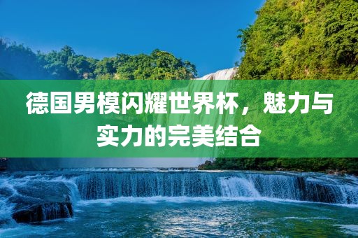 德国男模闪耀世界杯，魅力与实力的完美结合