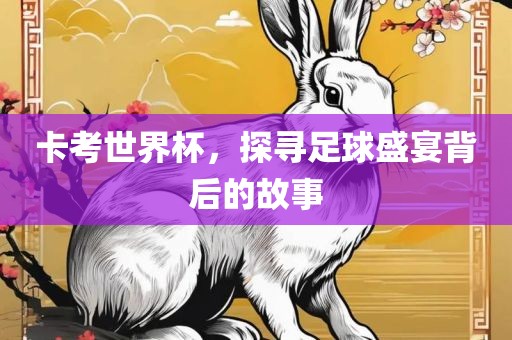 卡考世界杯，探寻足球盛宴背后的故事