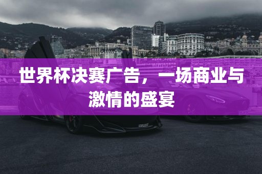 世界杯决赛广告，一场商业与激情的盛宴眉山市正发家政服务有限公司